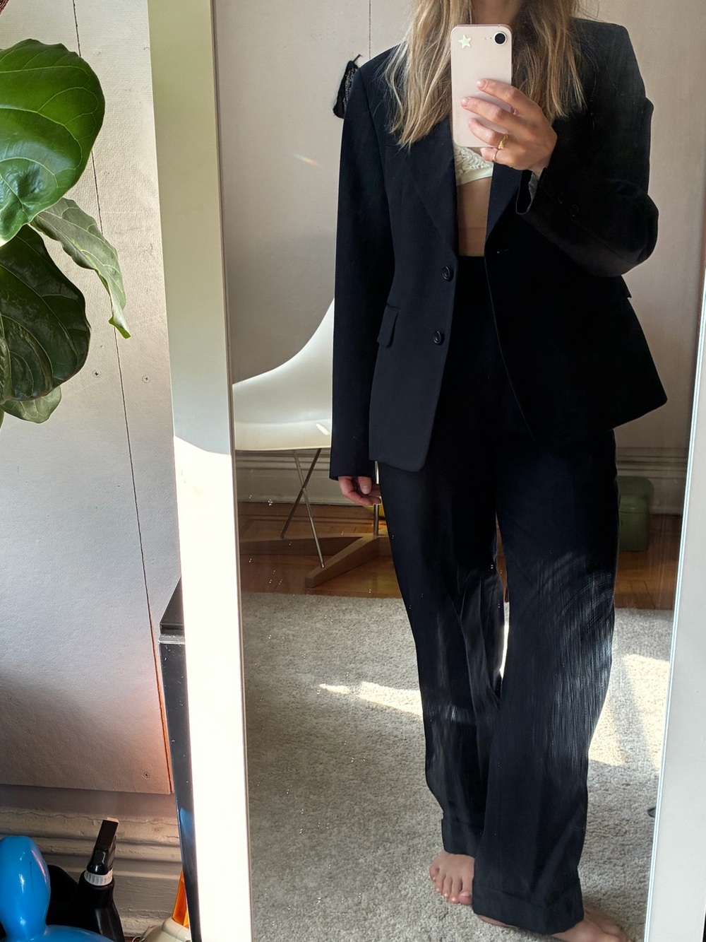 UNIQLO / ines la fressange Women's Navy Suit